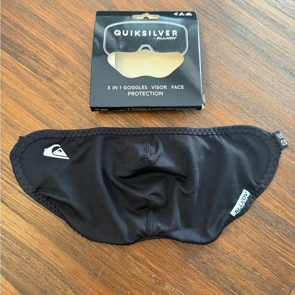 NEW Quiksilver x Allkov 3-in-1 Goggles Visor Face Protection Mask Snow Ski Bike